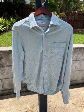 Tommy Bahama Supima Cotton Blend Beachy Button-Down - Men's Medium